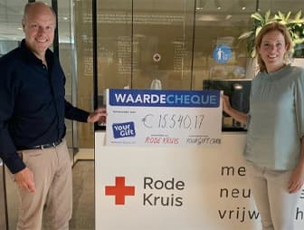 Yourgift corona actie rode kruis