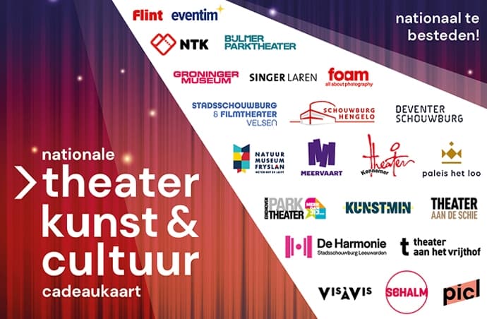 Nationale theater kunst cultuur cadeaukaart omwisselen