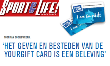 Het geven en besteden van de YourGift Card is een beleving