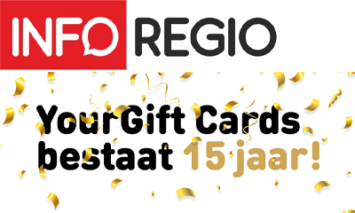 InfoRegio: YourGift bestaat 15 jaar!