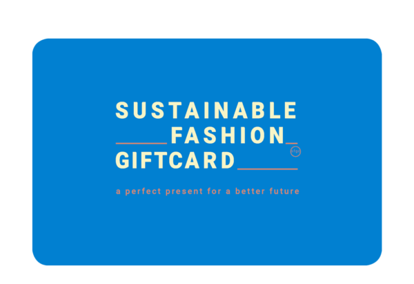 Sustainable fashion giftcard
