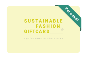 Sustainable fashion giftcard