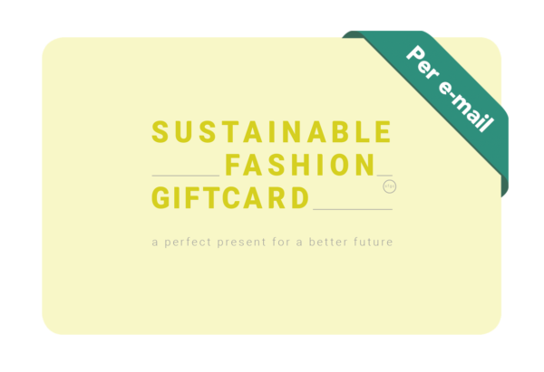 Sustainable fashion giftcard