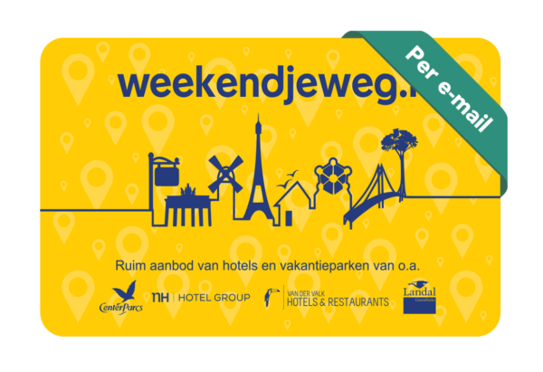 Digitale weekendjeweg.nl Cadeaukaart