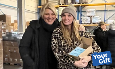 YourGift steunt kerstpakketten actie van Kim Feenstra