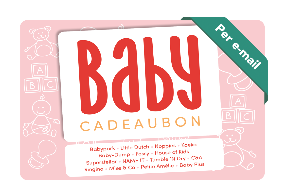 Digitale Babycadeaubon Roze