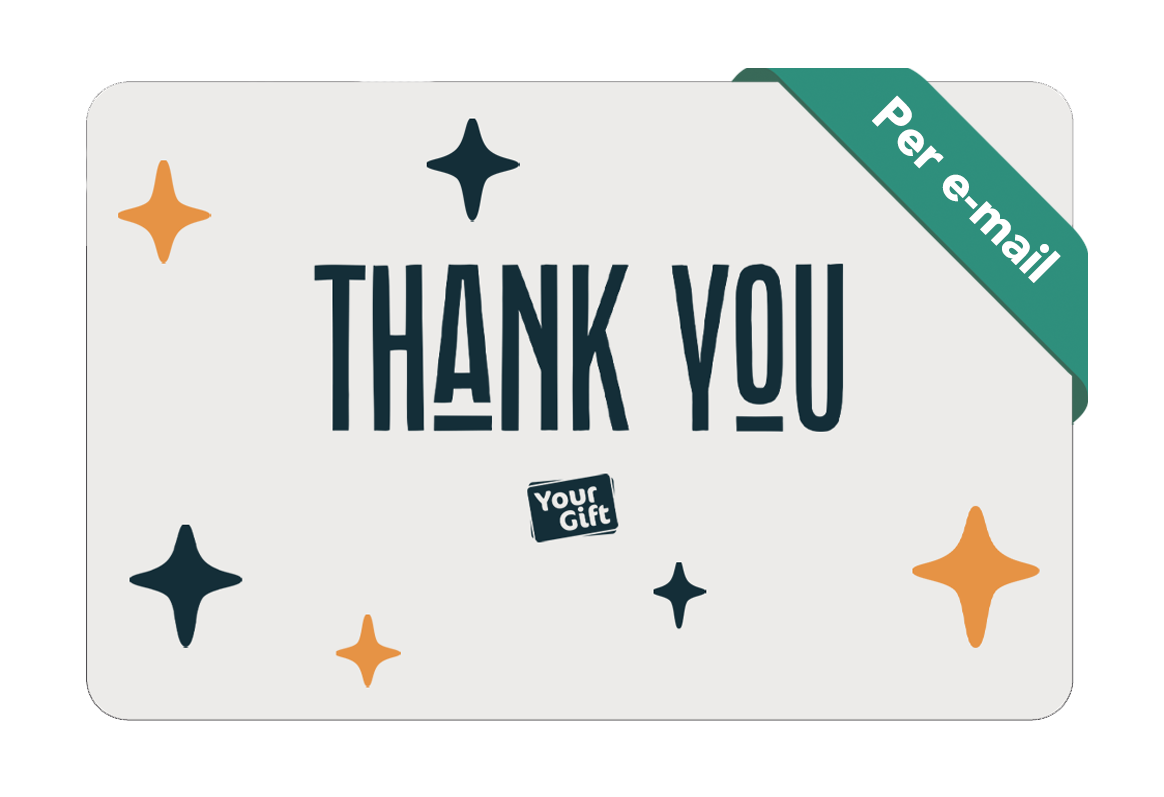 Digitale YourGift Bedankt