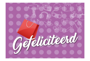Ansichtkaart Gefeliciteerd YourGift Box